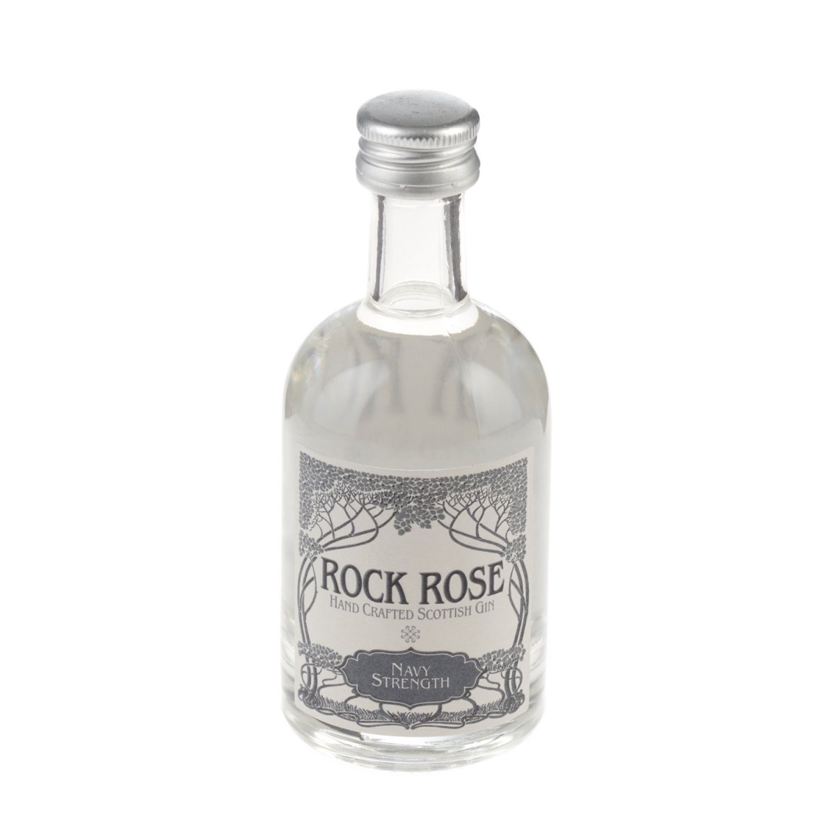 Rock Rose "Navy Strength" Gin Miniature 5cl Bottle - Click Image to Close